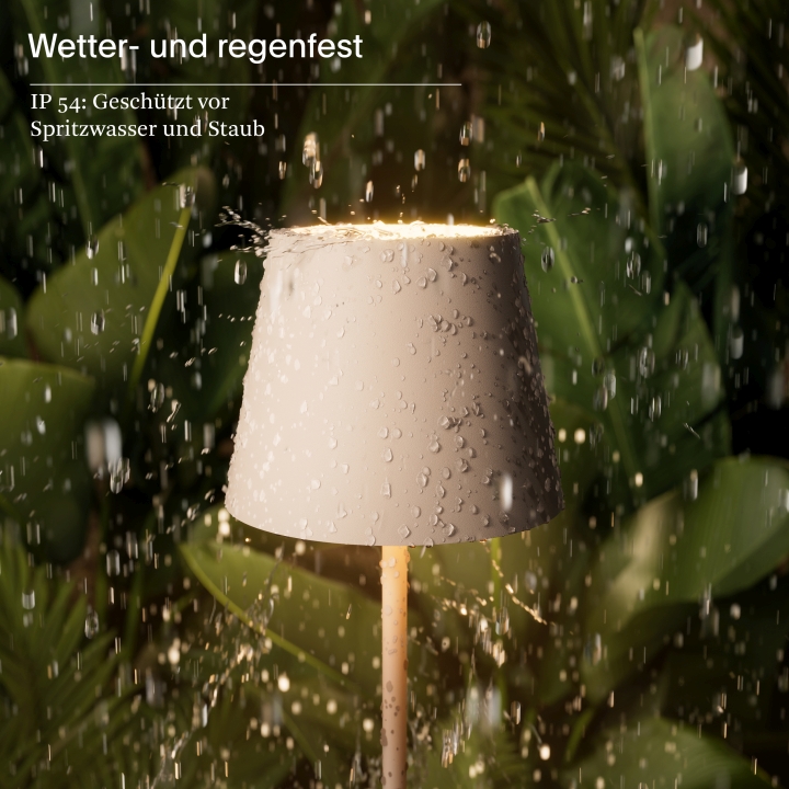 Sigor LED-Akku-Tischleuchte Nuindie in Farbe dünenbeige, dimmbar Sigor LED-Akku-Tischleuchte Nuindie in Farbe dünenbeige, dimmbar
