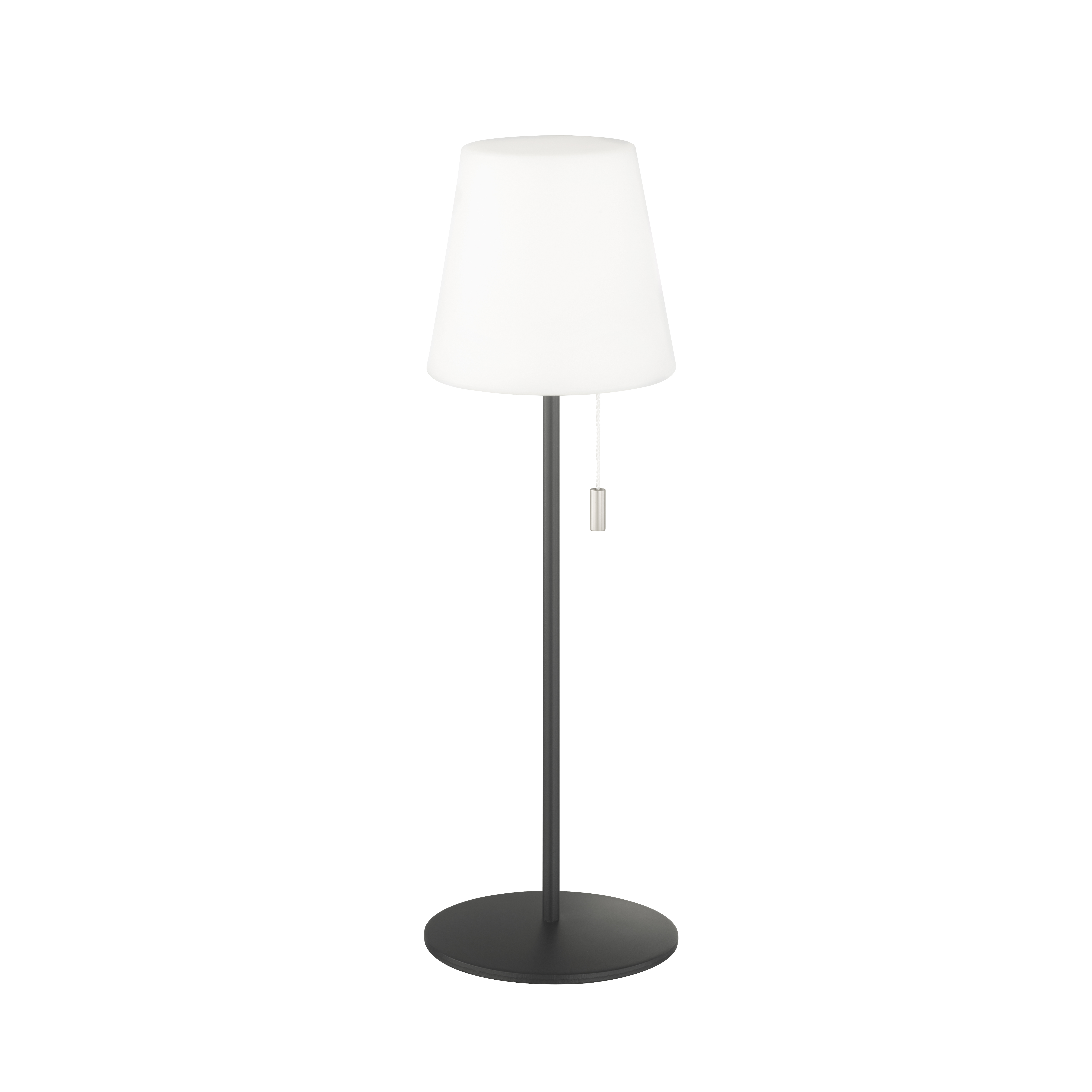 SCHÖNER WOHNEN-Kollektion LED-Tischleuchte TALENT H/D ca.38x12cm in Metall sandanthrazit