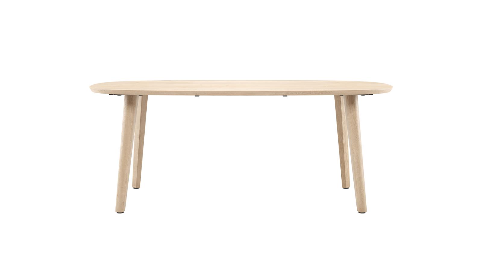 XOOON Esstisch ODDA ca. B200 H77 T110 cm in Eiche massiv