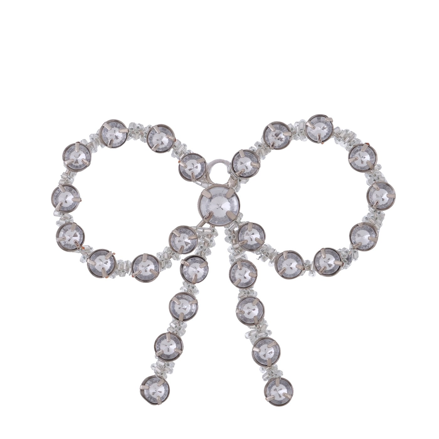 Boltze Weihnachtsanhänger Bowi in Farbe Materialmix silber, Zubehor, Schmuck, Diamant, Ohrring, Halskette