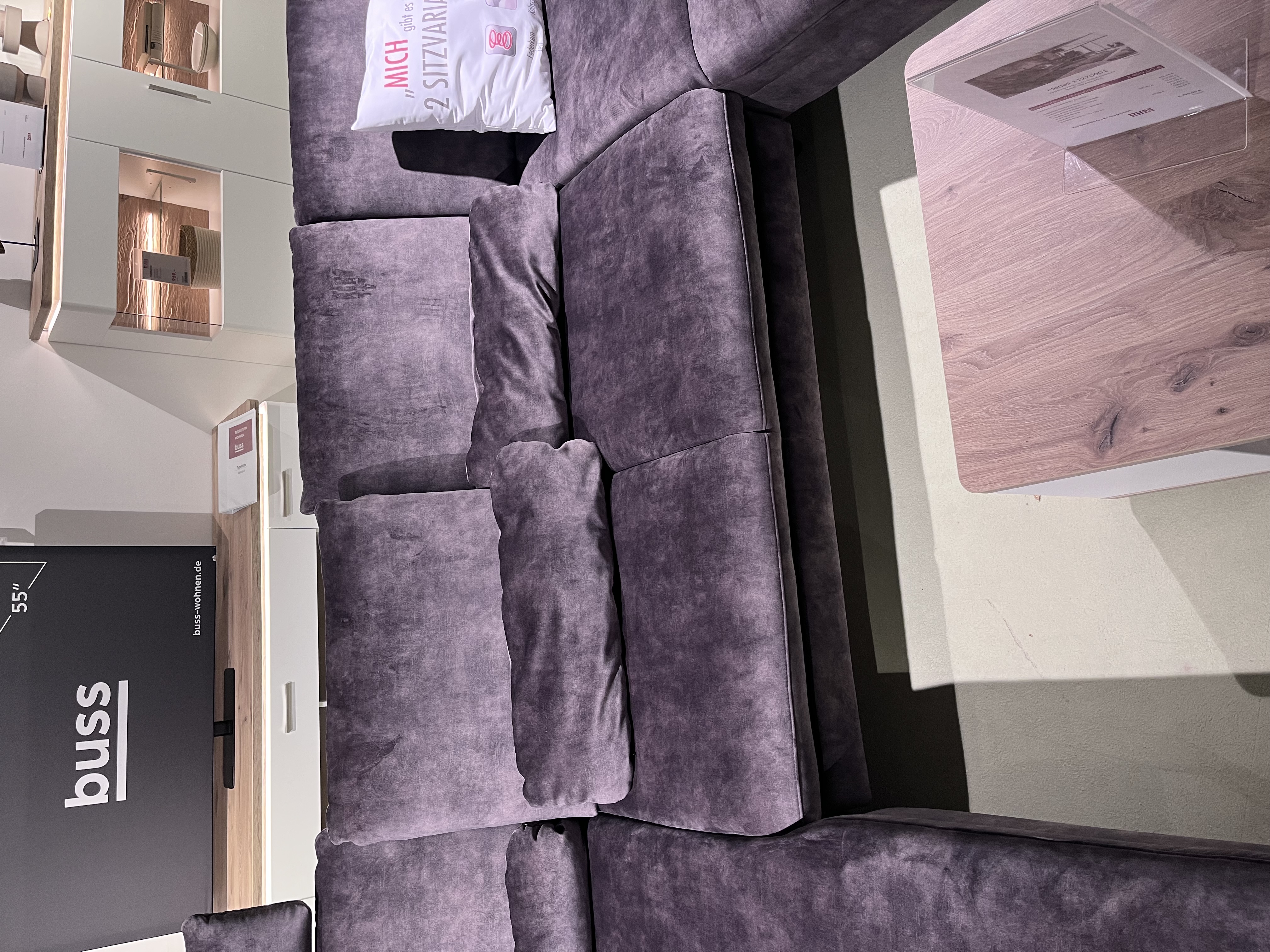 Modulmaster Wohnlandschaft in Stoff Amira grey Pg.B