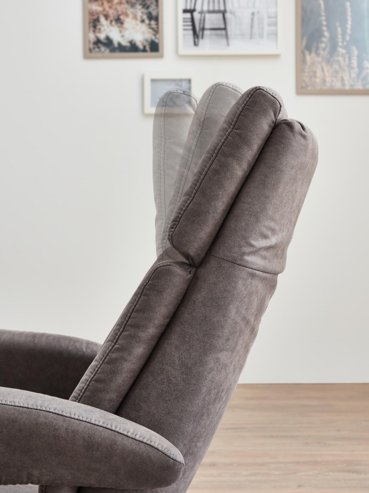 Knudsen Relaxsessel 8042 in Stoff Jeep anthrazit