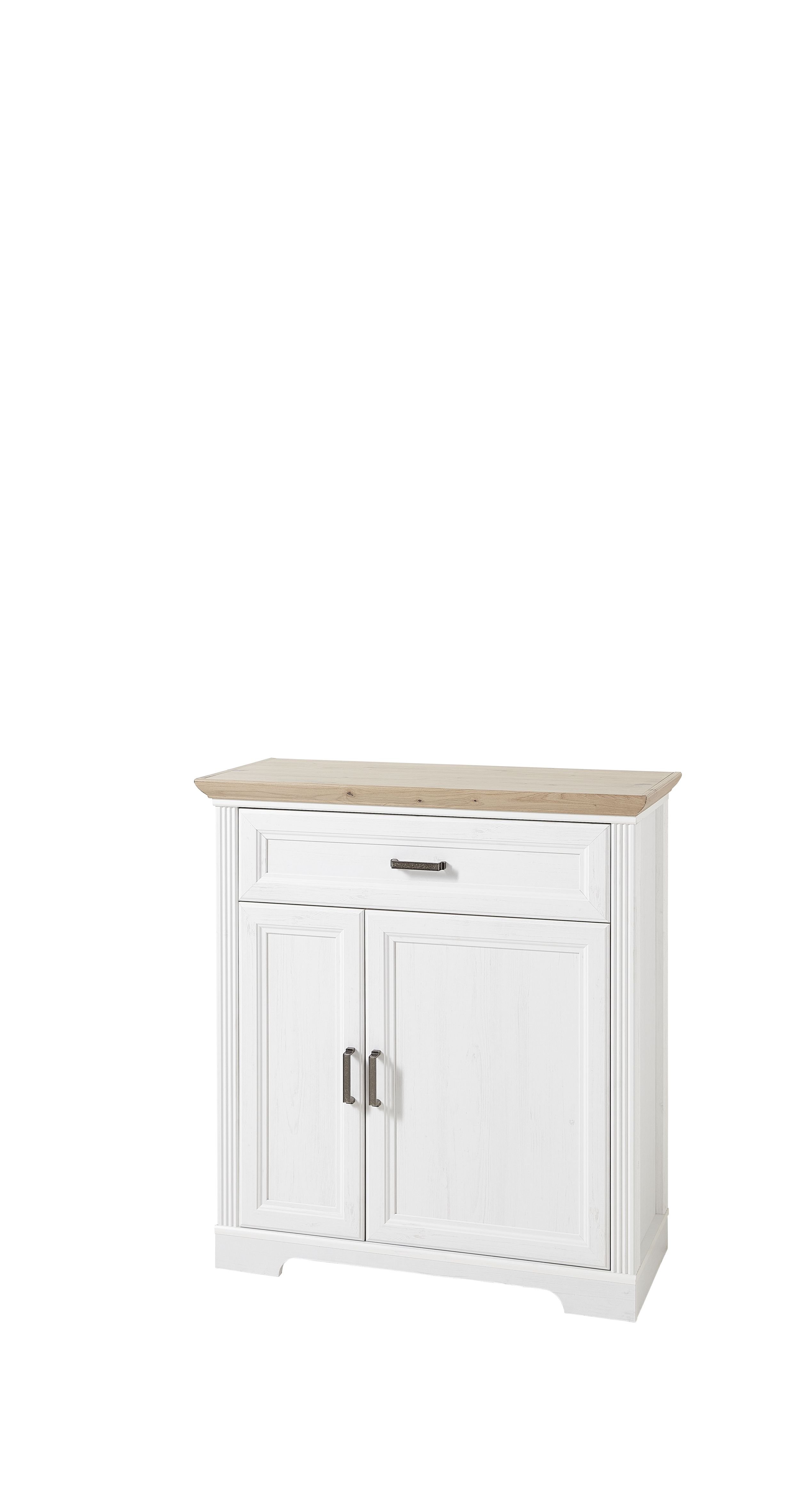 Schuhschrank B/H/T ca. 93/102/41 cm in Mehrfarbig Innostyle Schuhschrank Jasmin in Pinie hell / Artisan Eiche, 102 x 93 cm