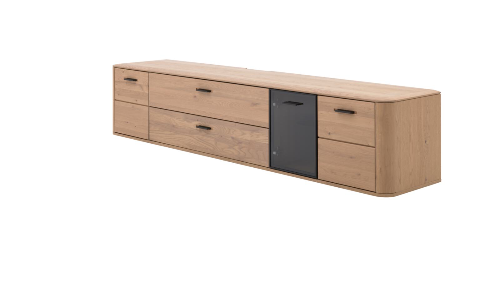 Interliving Wohnkombination IL2029 ca. B295 H205 T45 cm in Wildeiche massiv Interliving Wohnkombination IL2029 ca. B295 H205 T45 cm in Wildeiche massiv