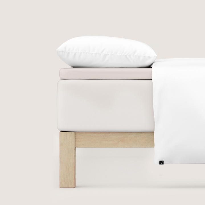 Schlafgut Pure Topper Spannbettlaken ca. 120x200-130x220cm in Farbe Sand Light Schlafgut Pure Topper Spannbettlaken ca. 120x200-130x220cm in Farbe Sand Light