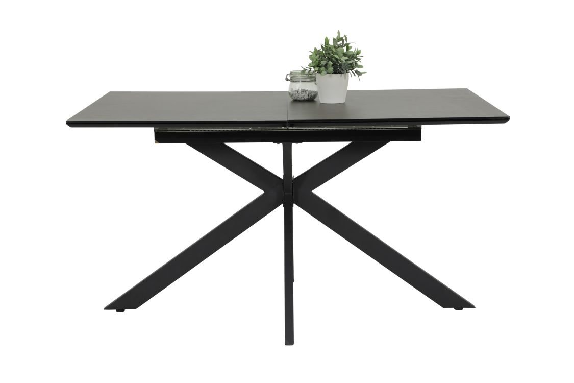 Vierfußtisch Fenja II T in schwarz / Keramik