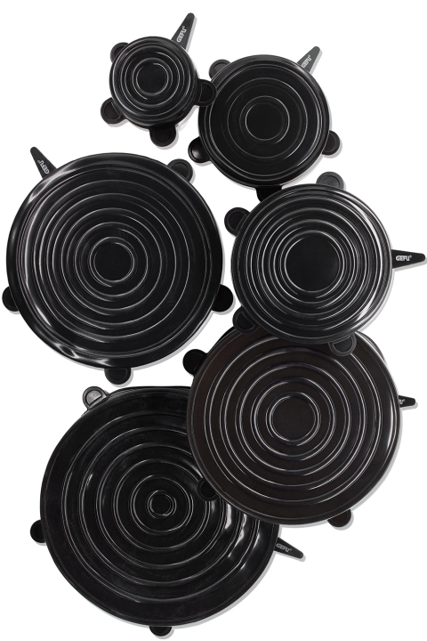 GEFU Silikondeckel FLEXIFRESH in Farbe schwarz GEFU Silikondeckel FLEXIFRESH in Farbe schwarz, Töpfe, Stielkasserolle, Gusseisen, Schwarze Pfannen, Kochgeschirr