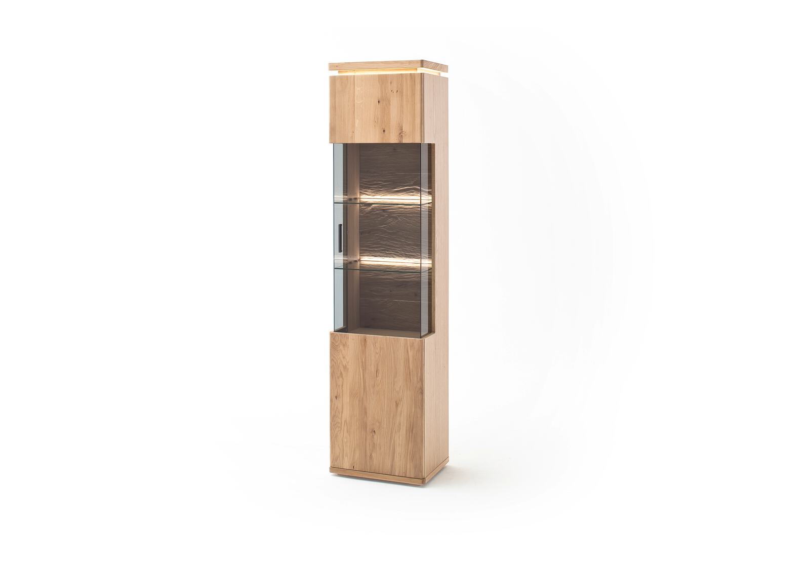 Vitrine BARCELONA in Holzfarben, Moebel, Schrank, Kabinett, Regal, Holz