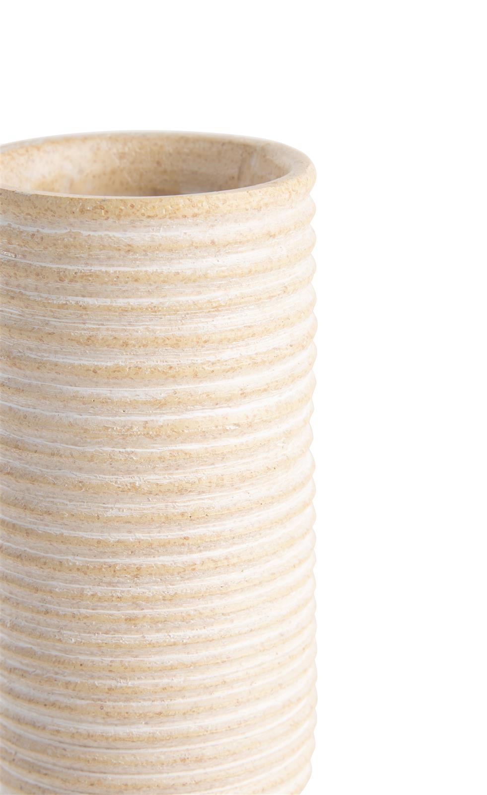Coco Maison Vase NOVA ca. B7 H19 T7 cm in Polyresin taupe,orange