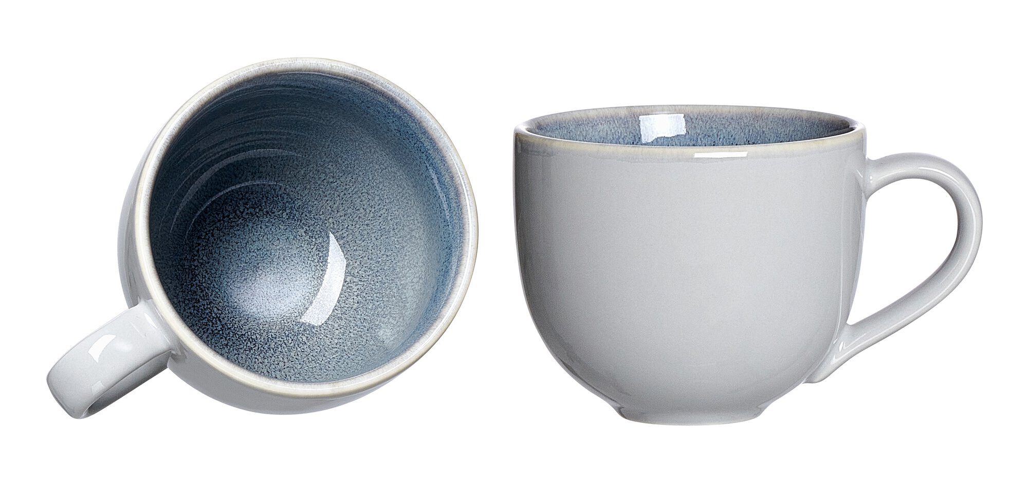 Ritzenhoff & Breker Obertasse 220ml SKAGEN aus Porzellan grau