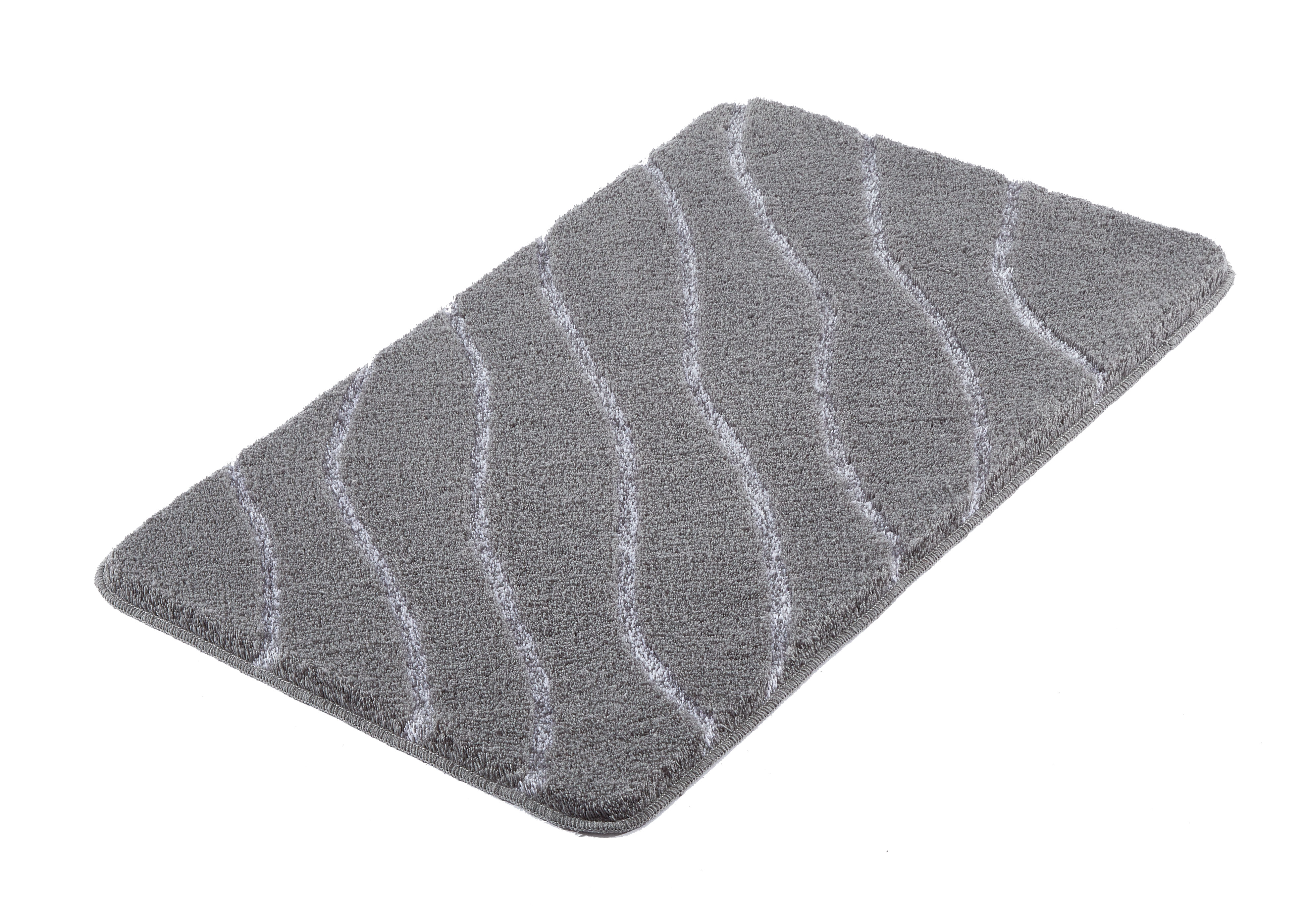 Kleine Wolke Badteppich TRAM ca. 70x120cm in Farbe Anthrazit