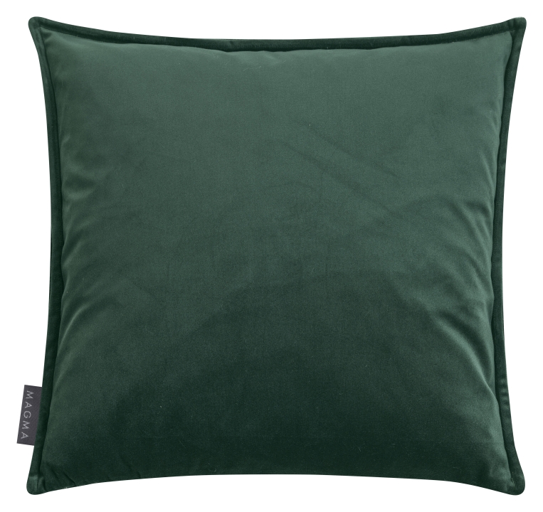 Magma Heimtex Kissenhülle VIALE ca. 45x45cm in Farbe dunkelgrün, Kissen, Dekoration für Zuhause, Kopfkissen, Kleidung, Rock