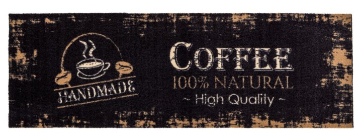 Golze & Söhne Türmatte Miabella ca. 50x150cm in Farbe Coffee Natural, kaffee, 100% natur, hochwertig, handgemacht, markenloses etikett