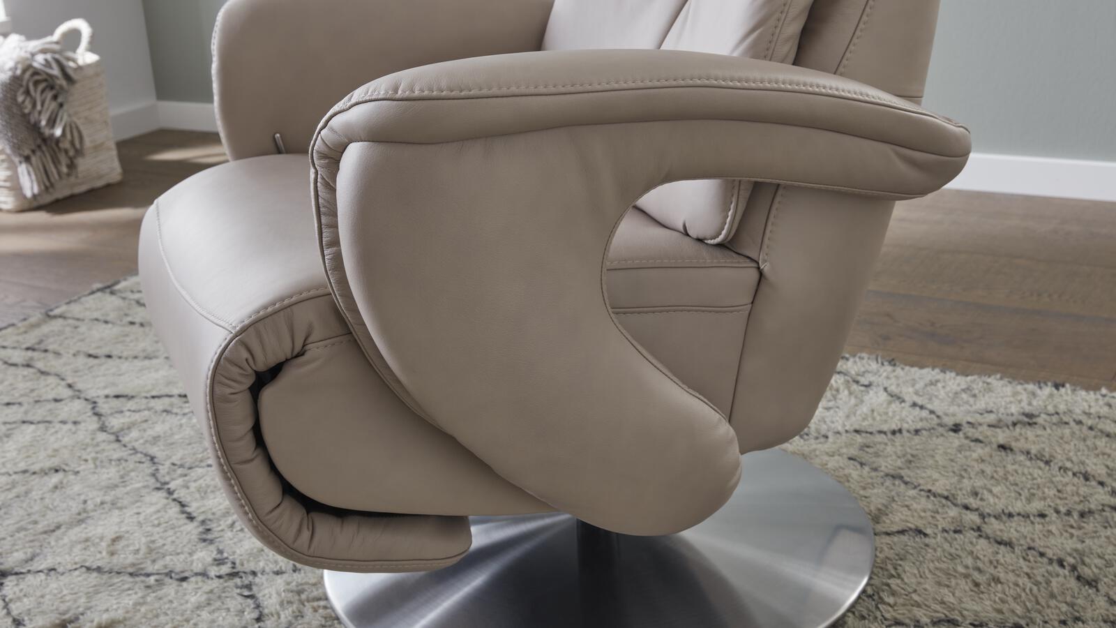 Comfortmaster TV-Sessel CM-HU1157 in Leder Vivre pearl Comfortmaster TV-Sessel CM-HU1157 in Leder Vivre pearl