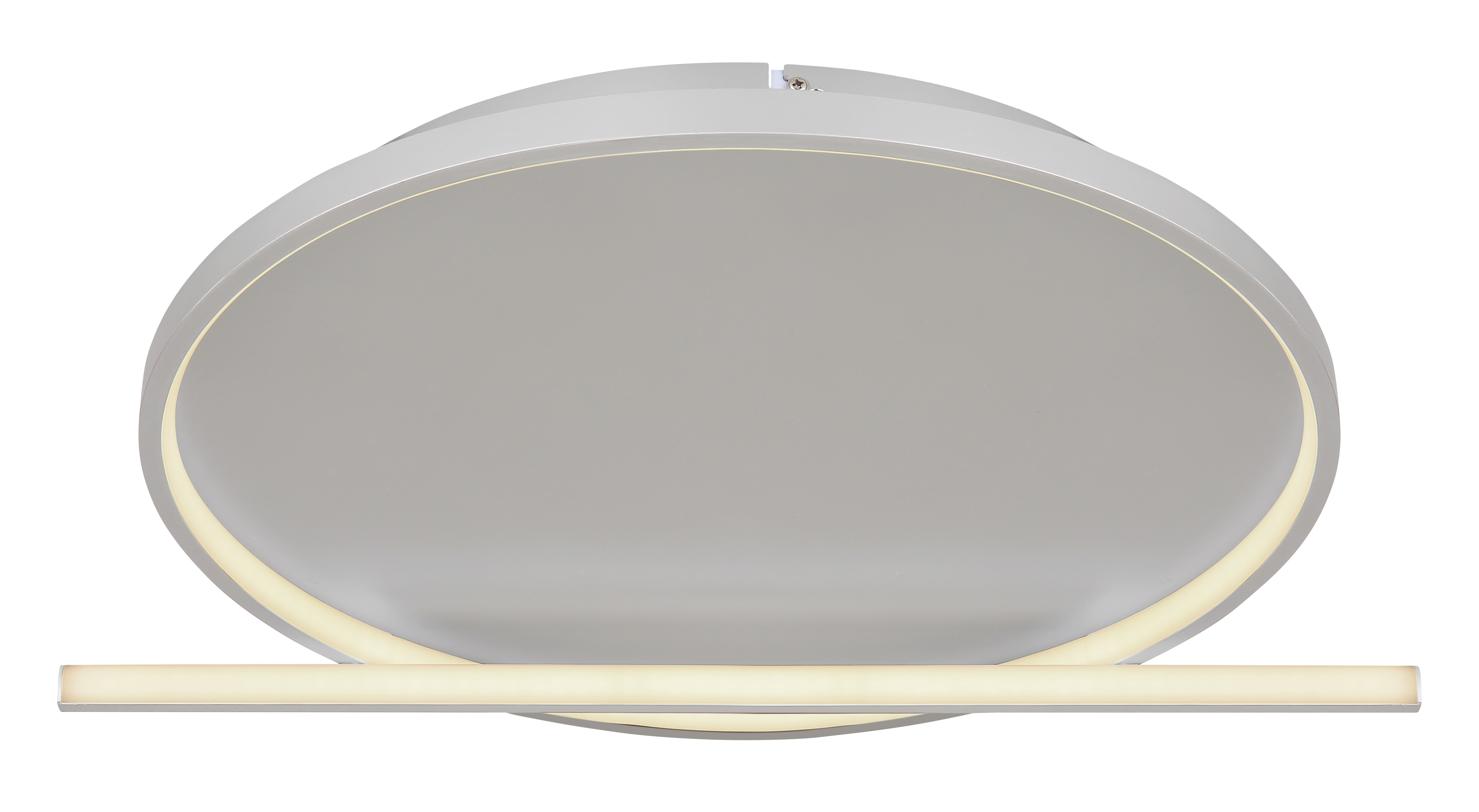 LED-Deckenleuchte RONDA in Nickel matt