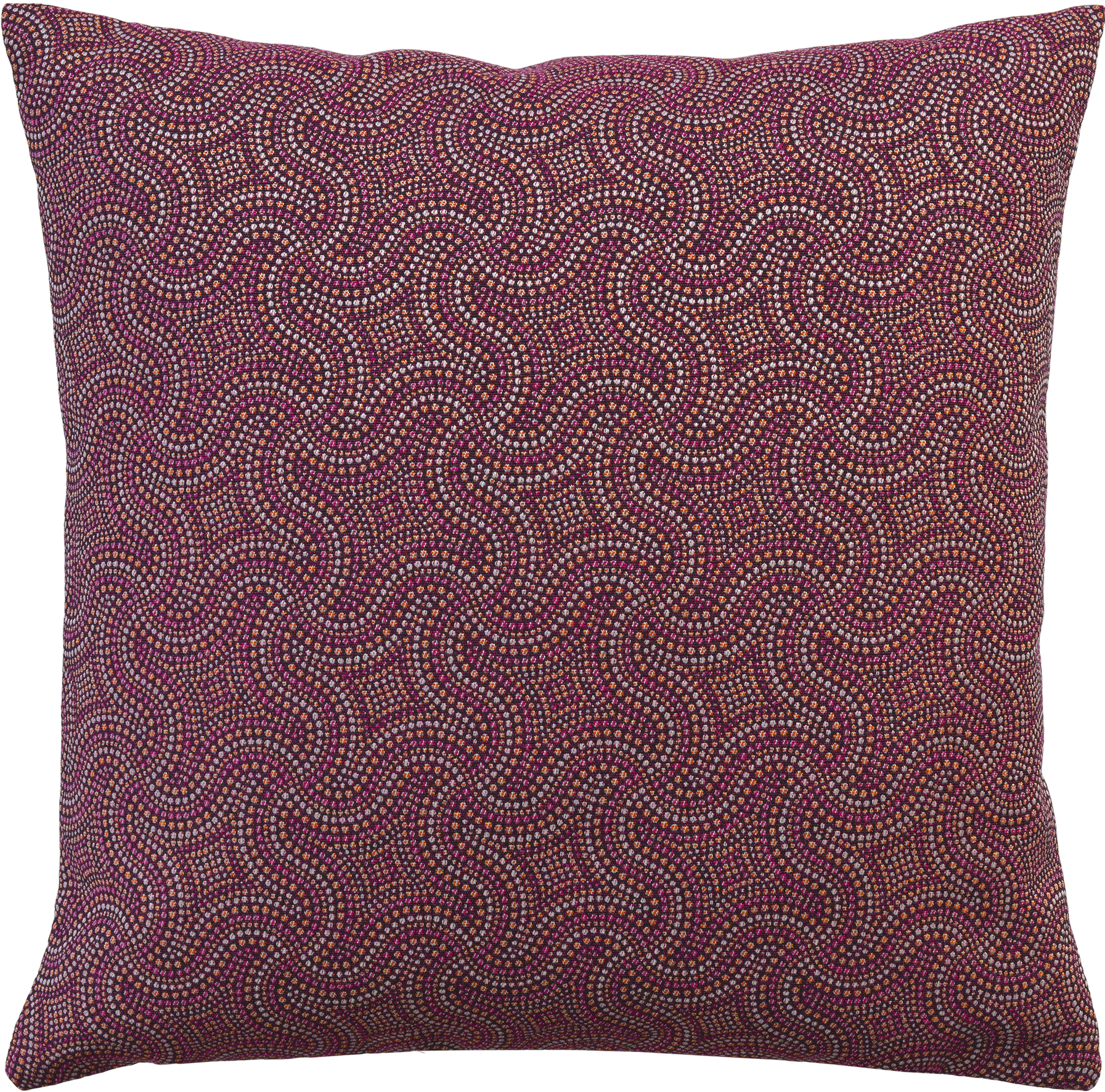 Sander Kissenhülle MOSAICO ca. 40x60cm in Farbe berry/multi colour, Kissen, Kissenhülle, Pattern-Punkte, Dots-Muster, Bordeaux-Rot