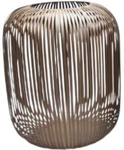 Fynch-Hatton Laterne LIG in Farbe walnut, Lampe, Metall, Bronze, Durchbrochen, Gemustert