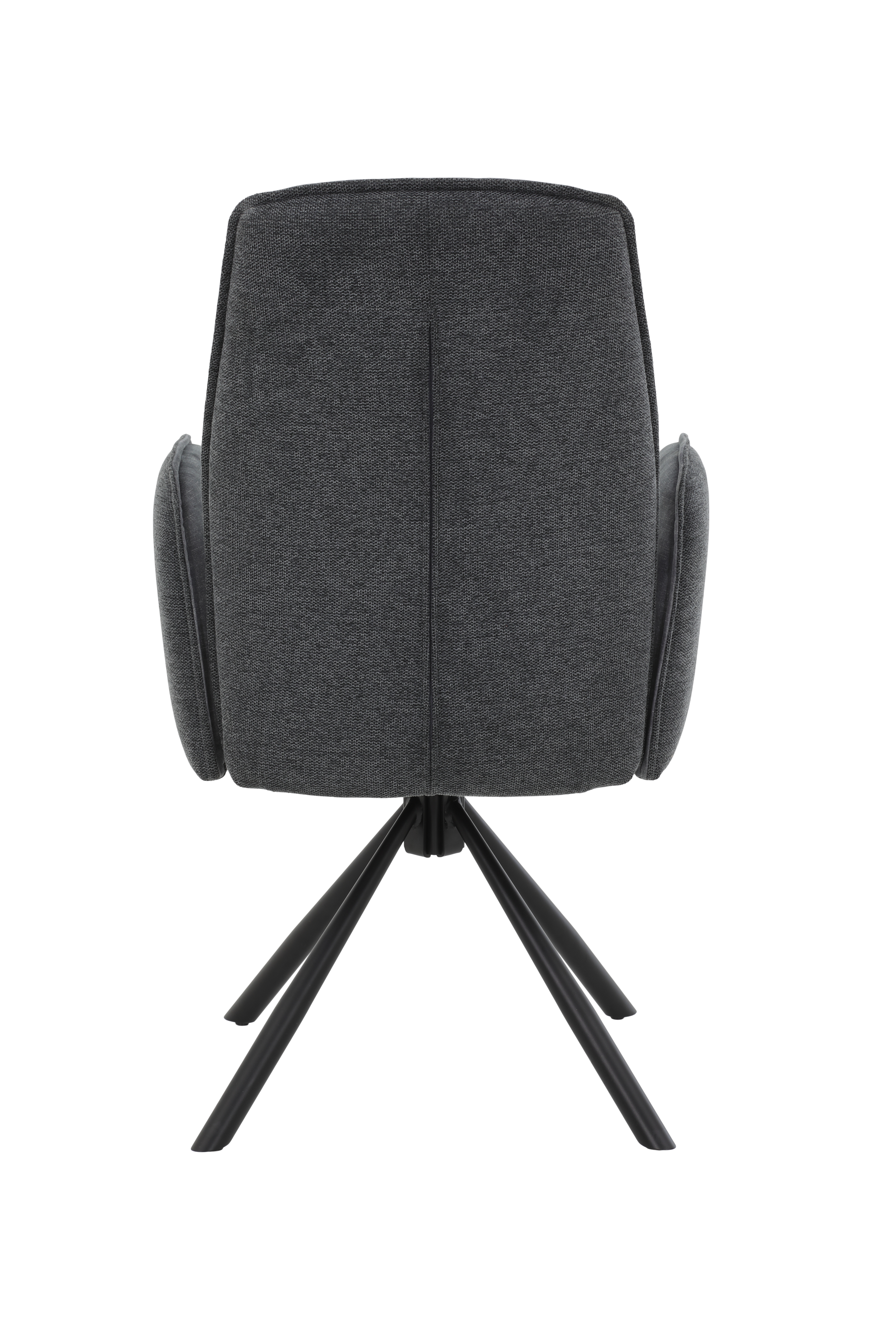 Hela Stuhl Porto I S in Stoff Velvet grau/anthrazit