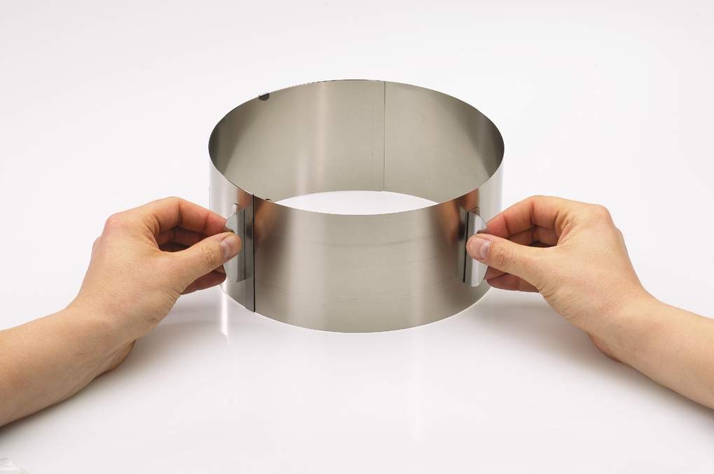 GEFU Tortenring TONDO in Farbe silber