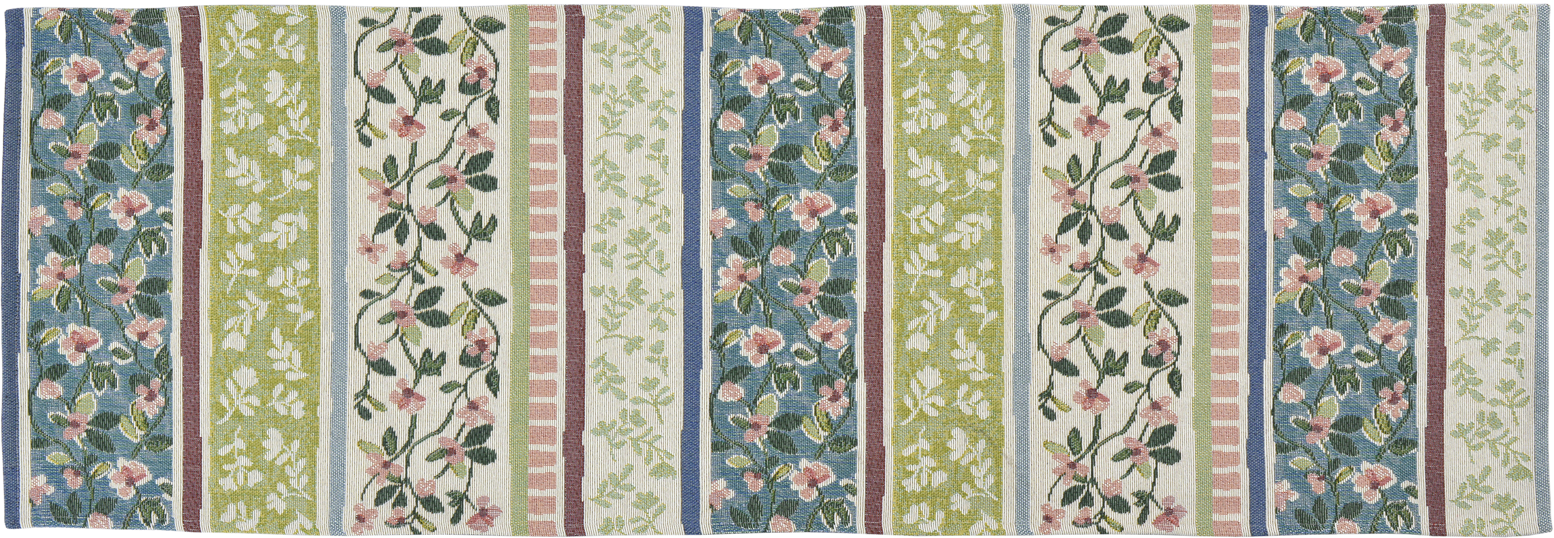 Sander Tischläufer LOVELY STRIPE ca. 32x96cm in Farbe original, Teppich, Blumen, Gestreift, Gemustert, Gewebt