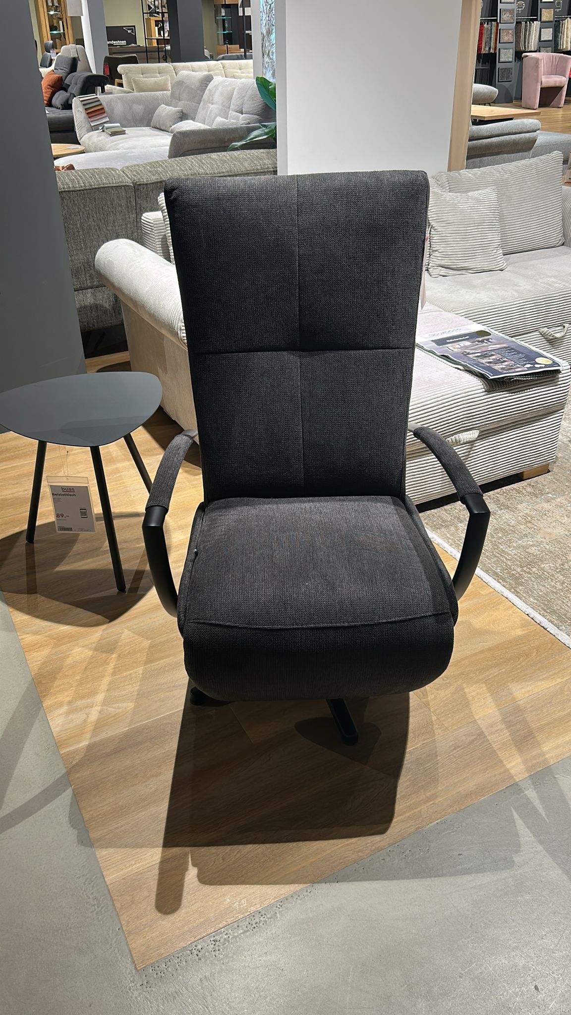 Poco Relaxsessel DOVER in Stoff Paris schwarz 17, Moebel, Stuhl, Drinnen, Sessel
