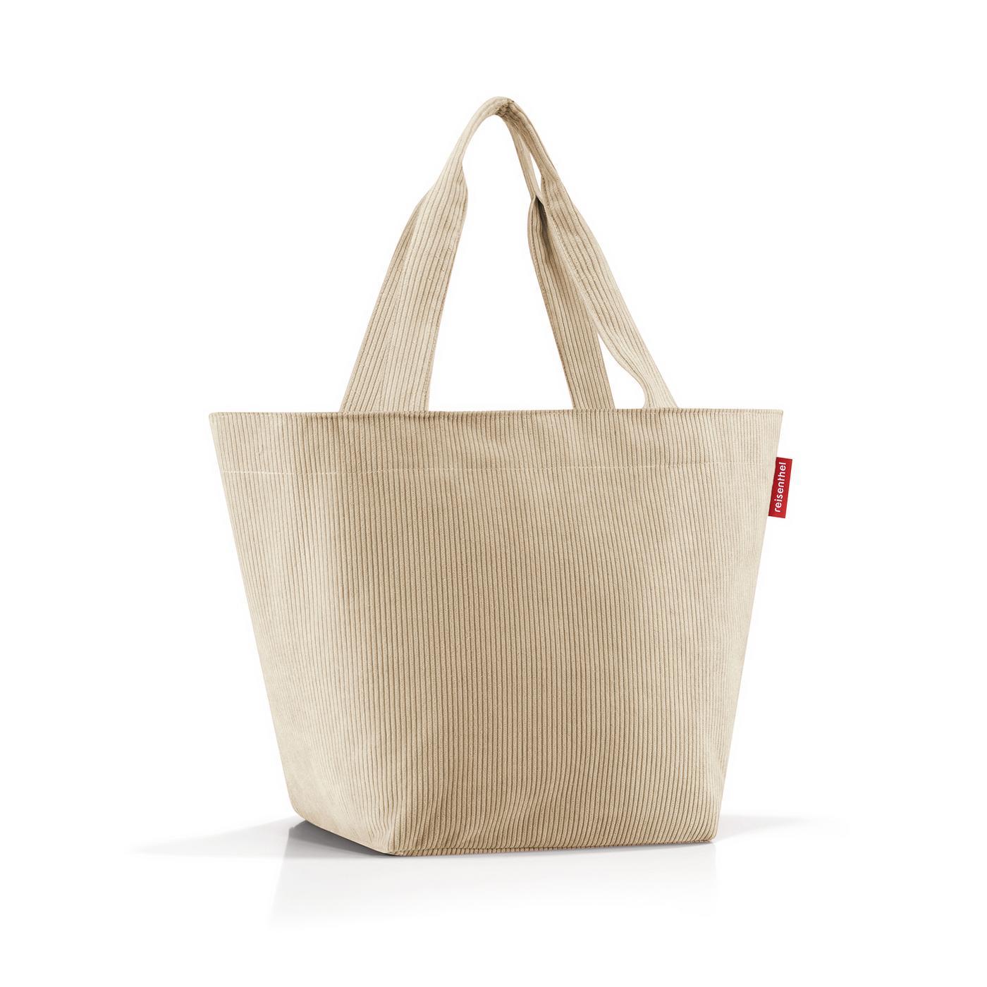 Reisenthel SHOPPER M in Farbe cord sand Reisenthel SHOPPER M in Farbe cord sand, Tote, Jutebeutel, Korbtasche, Struktur, Streifen
