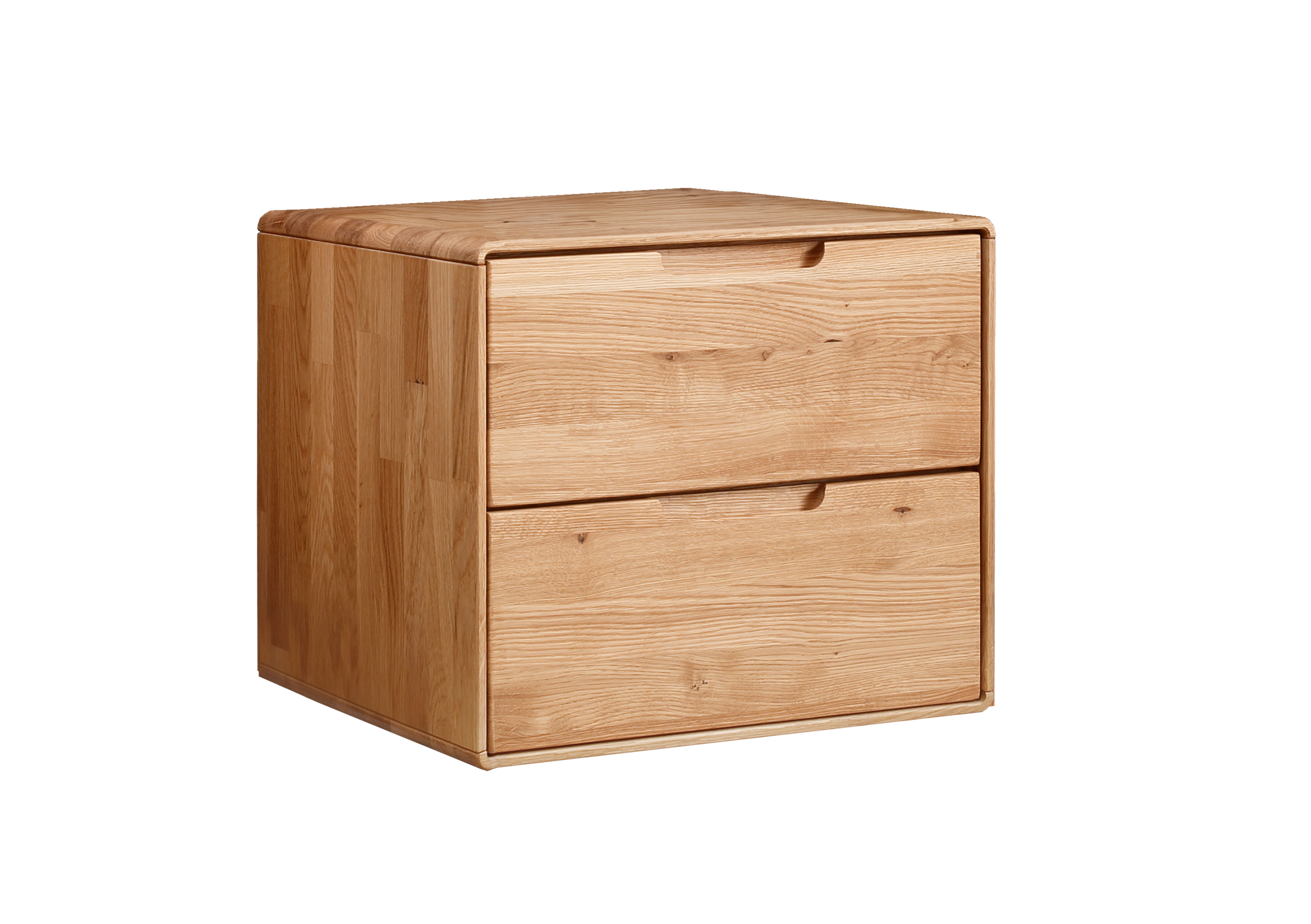  // Nachtkommode I // Wildeiche massiv geölt // 2 Schubkästen // ca. B51 H45 T40 cm // Soft-Close Funktion, nachtisch, nachtkommode, holz, holzkommode, schubladen