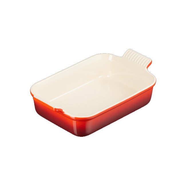 Le Creuset Auflaufform Tradition 26cm TRADITION in Farbe Kirschrot Le Creuset Auflaufform Ø ca. 26cm Kirschrot