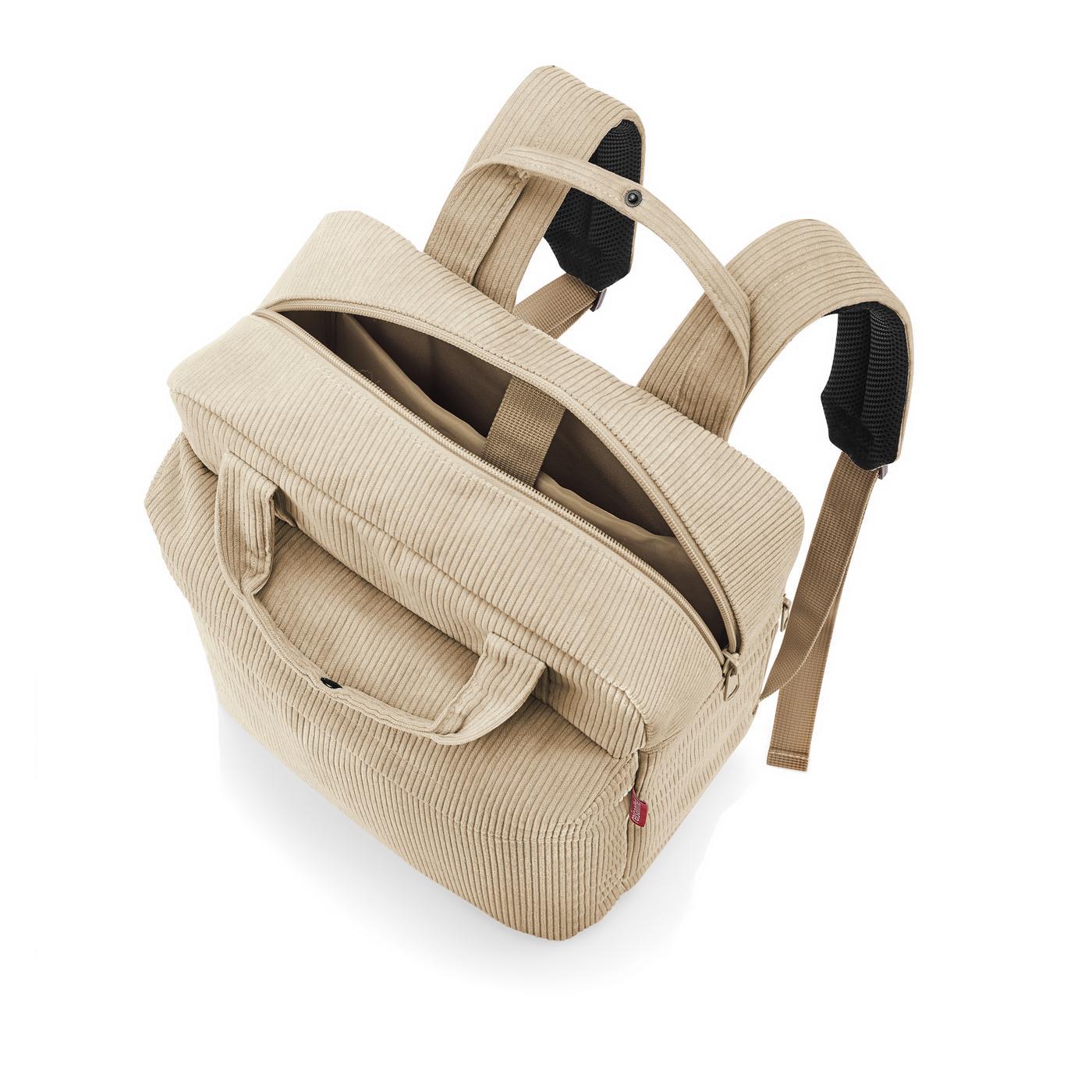 Reisenthel ALLDAY BACKPACK M in Farbe cord sand