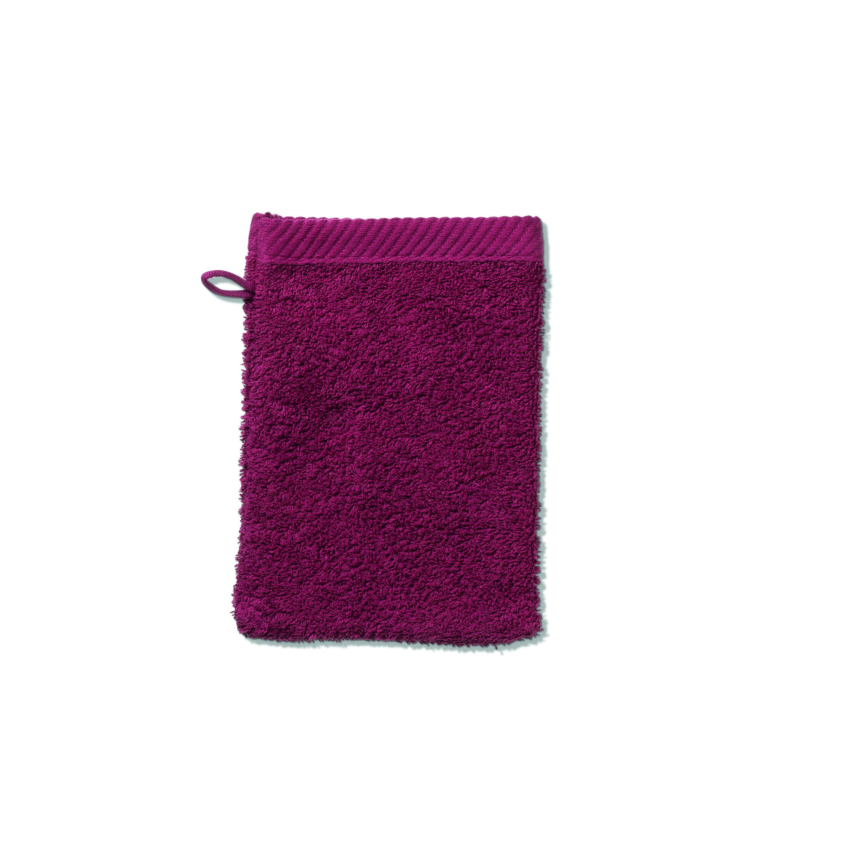 Kela Waschhandschuh LADESSA in Farbe himbeerrot