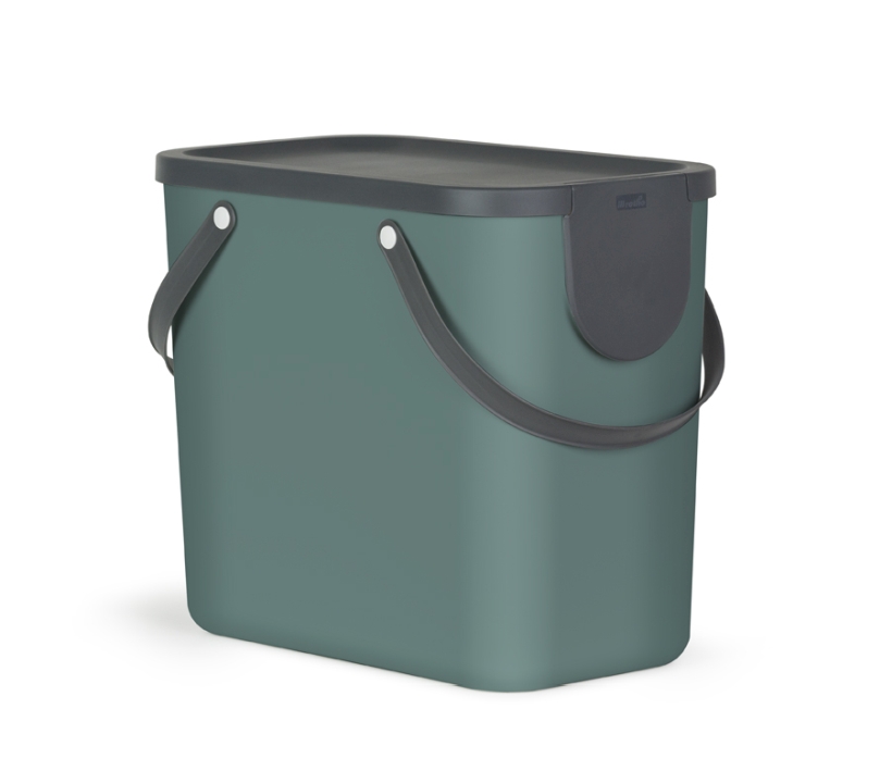 Rotho Recycling Müllsystem ALBULA in Farbe Mistletoe Green