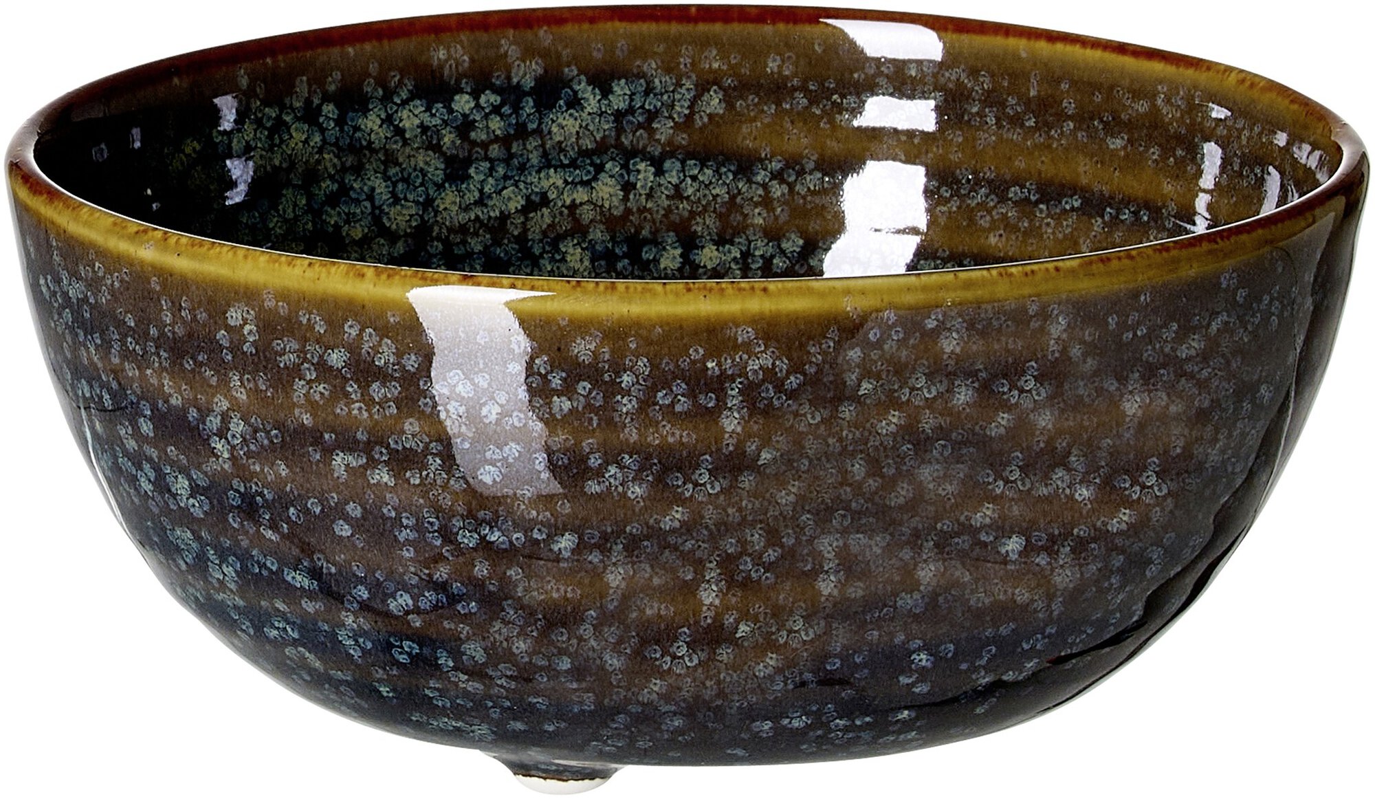 Ritzenhoff & Breker Schale TROMS 12,5x10cm aus Porzellan braun/grau