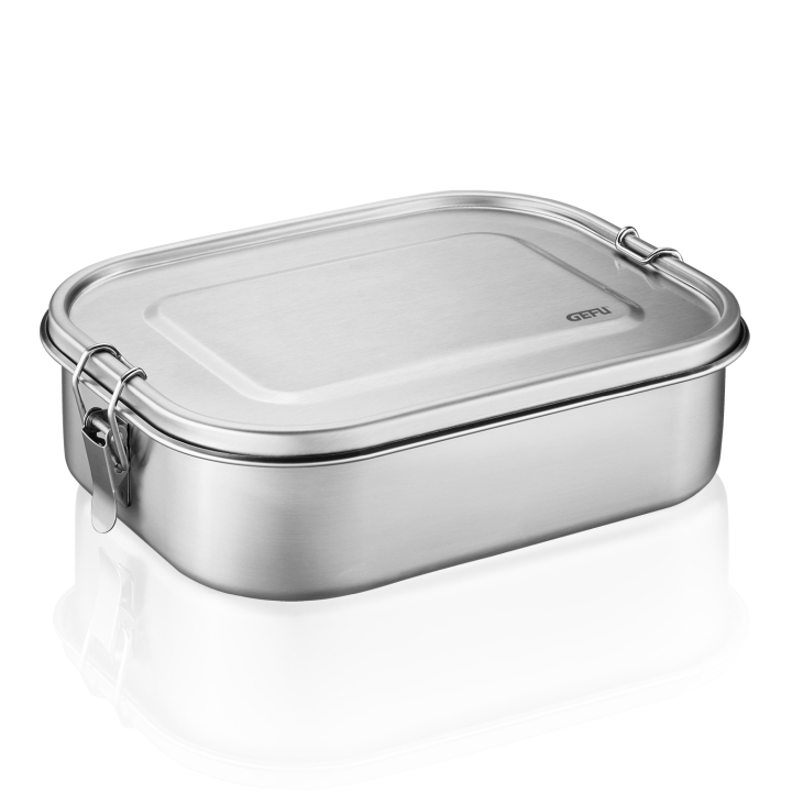 GEFU Lunchbox ENDURE in Farbe silber GEFU Lunchbox ENDURE in Farbe silber, Edelstahlschale, Lunchbox, Stahlbox, Einkochtopf, Arbeitsschale