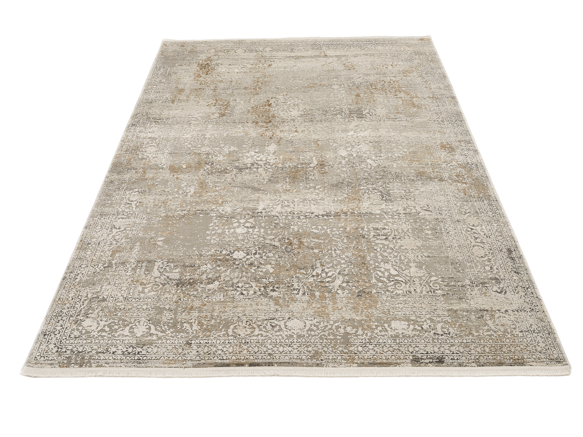 OCI Teppich Bestseller Cava in grau-gold ca. 160x230 cm