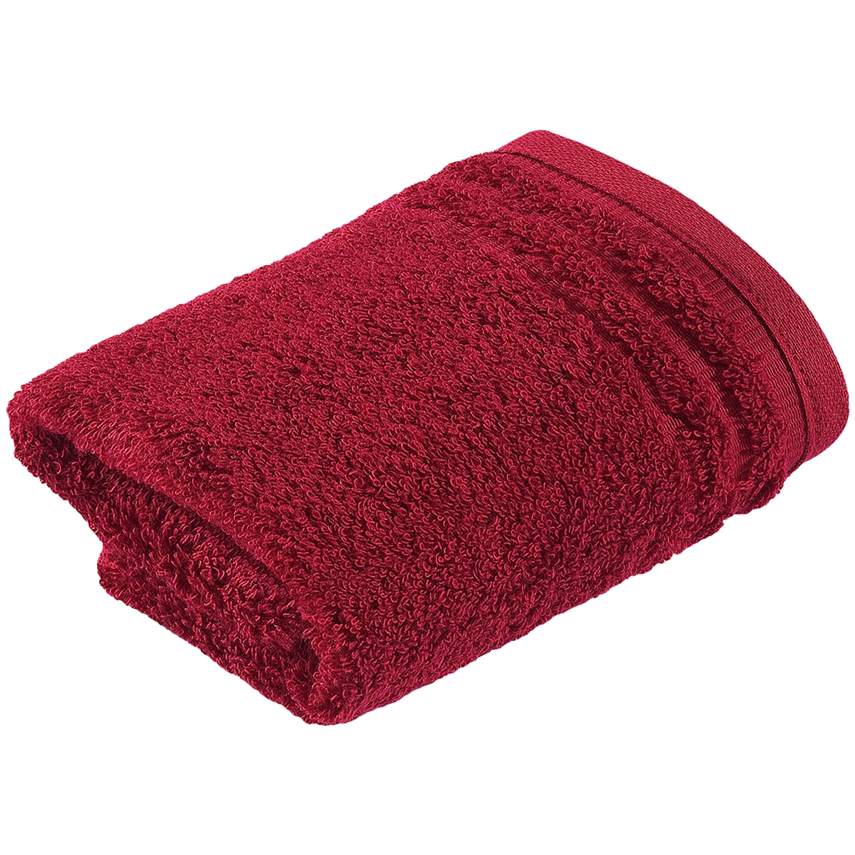 Vossen Seiftuch Vienna Style Supersoft ca. 30x30cm in Farbe rubin