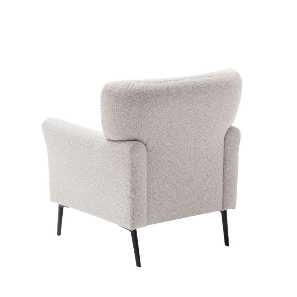 SCHÖNER WOHNEN-Kollektion Sessel AMADEO in Stoff Space silver/cream