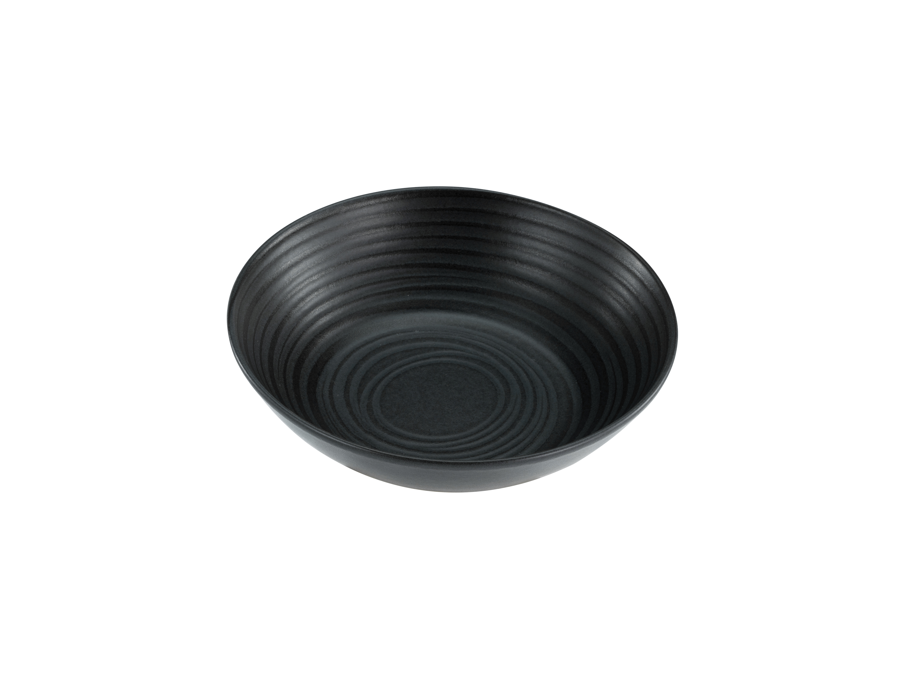 CreaTable Müslischale Lava Stone in Farbe Schwarz matt