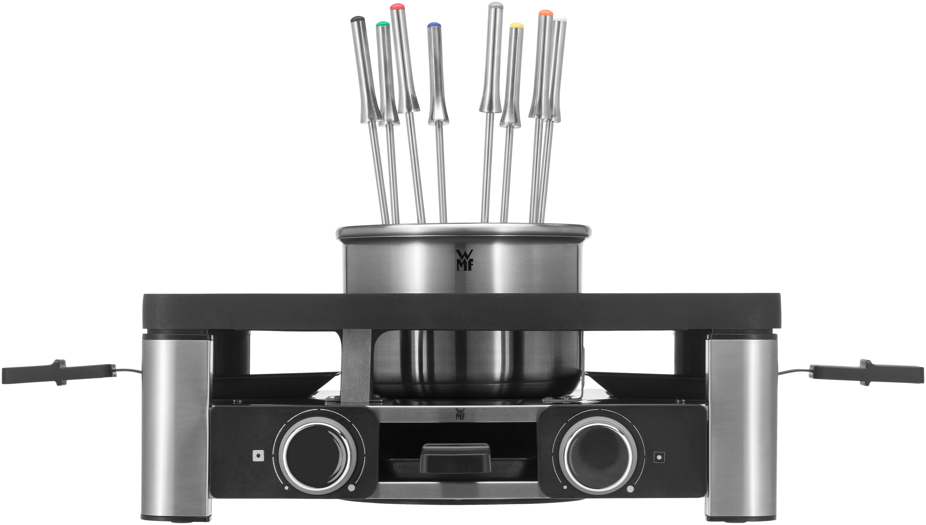 WMF Lumero Gourmet Station 3-in-1 in schwarz/Edelstahl