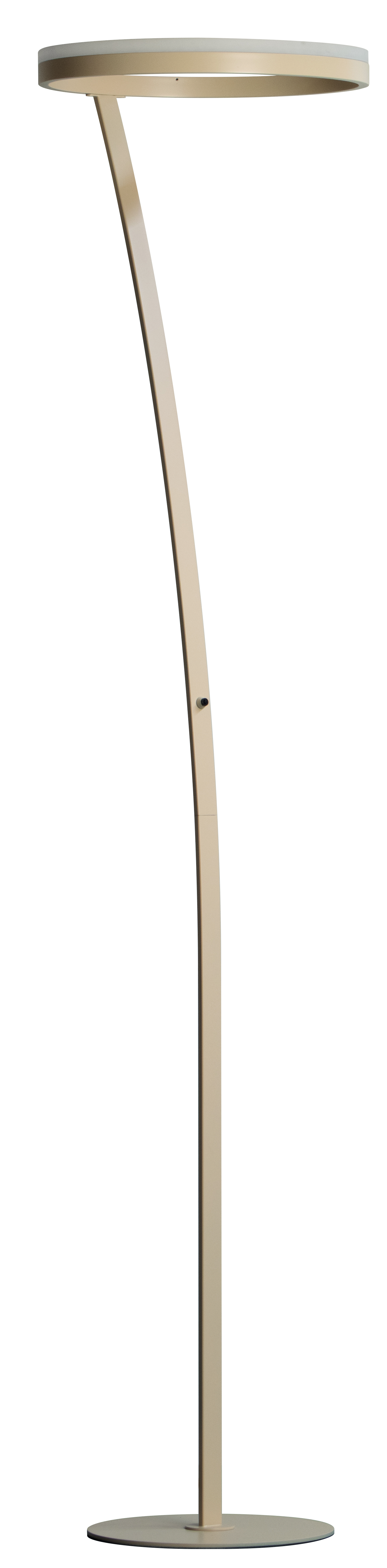 Fischer & Honsel LED-Stehleuchte SIRKO 1-flammig in Farbe Metall sandfarbig, Lampe, Mobiliar