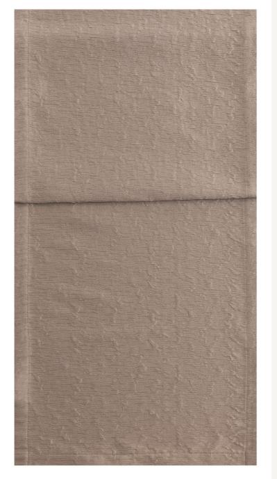 Magma Heimtex Tischläufer VILA ca. 40x145cm in Farbe taupe, Dekoration für Zuhause, Leinen, Papier
