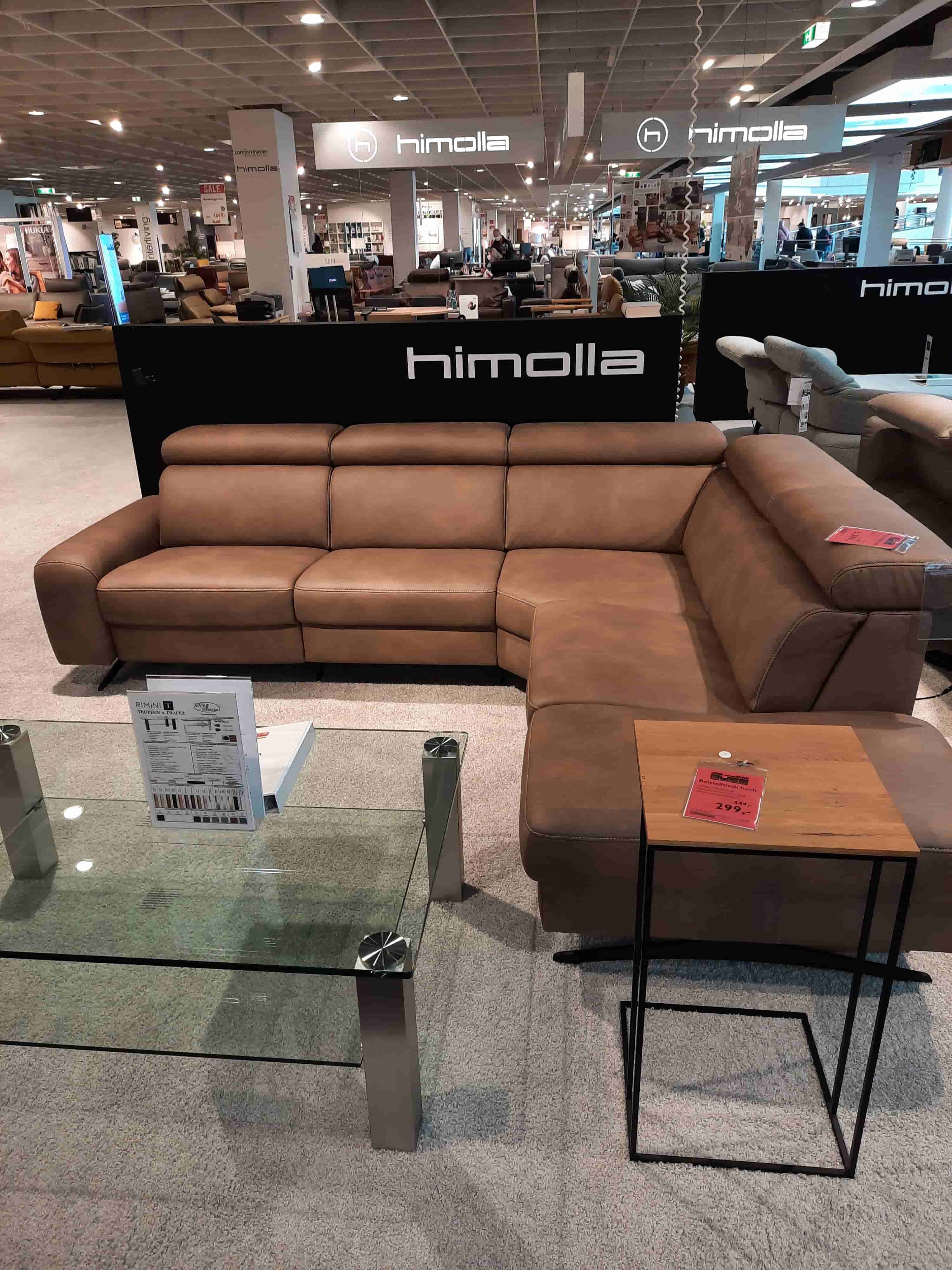 Himolla Polstergruppe 1180 Leder braun inkl. Wall-Free-Funktion