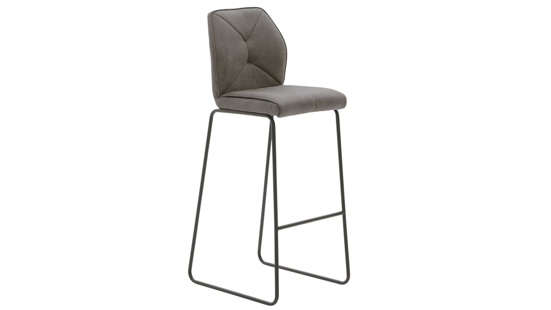 Interliving Barstuhl 5104 ca. 42x110x53cm in dunkelgrau Onyx