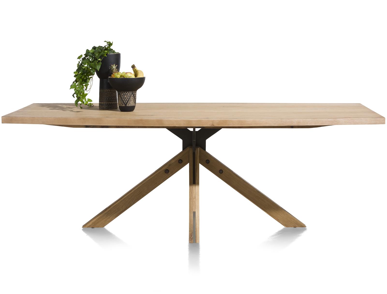 Henders & Hazel Esstisch Jardino, ca. 105 x 230 cm in Railway brown
