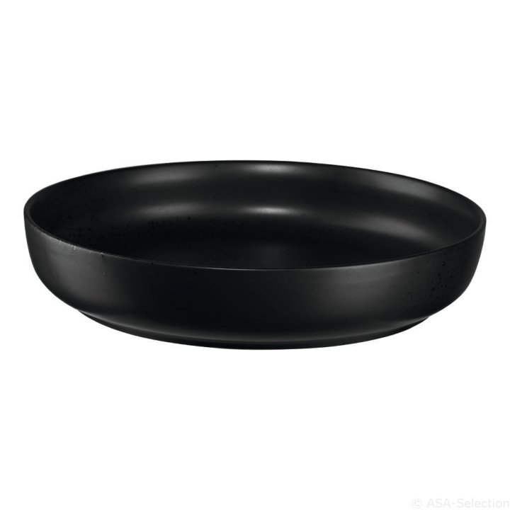 ASA-Selection Gourmetteller Coppa in Farbe schwarz matt