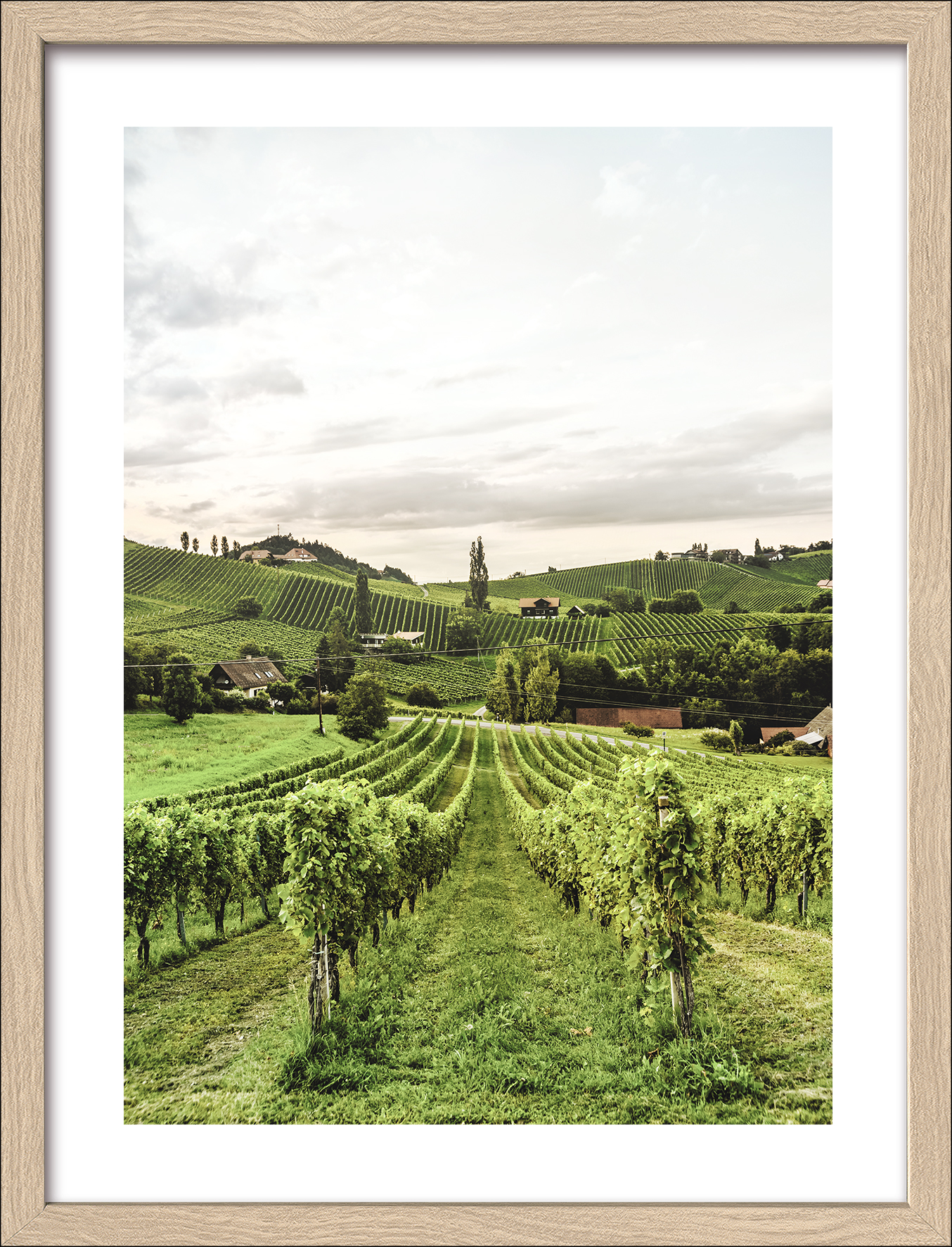 ProArt Framed-Art Slim Scandic 33x43cm Mediterranean Place II