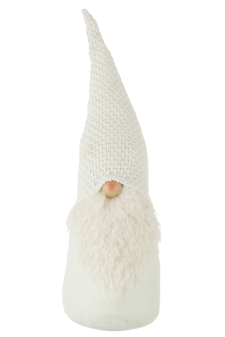 Weihnachtsmann in Weiss, Bekleidung, Hut, Mütze