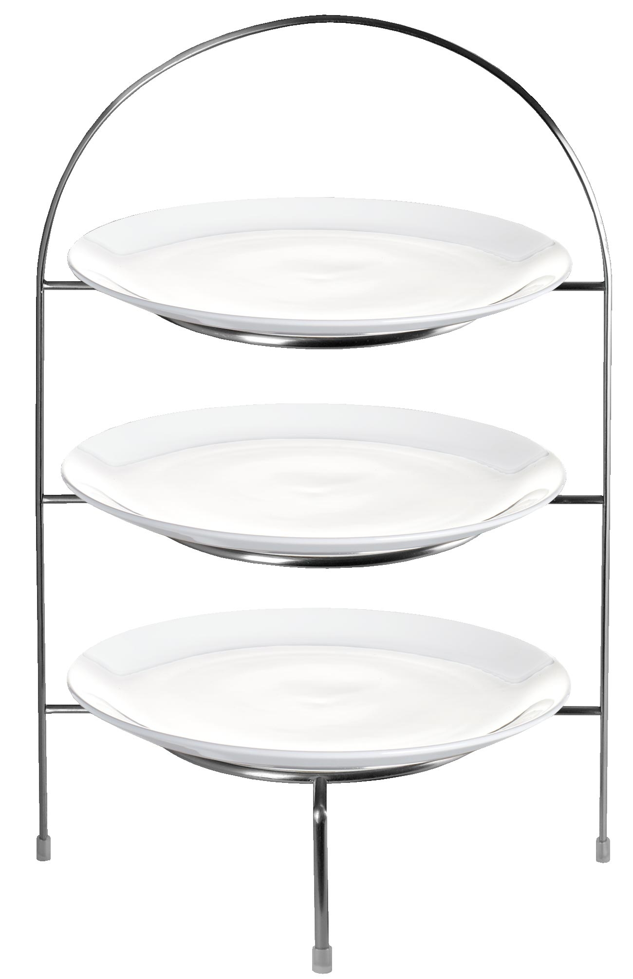 ASA-Selection Etagere 3-stufig Atable in Farbe silber