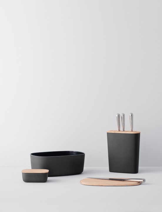 Stelton Brotkasten L BOX-IT in Farbe black
