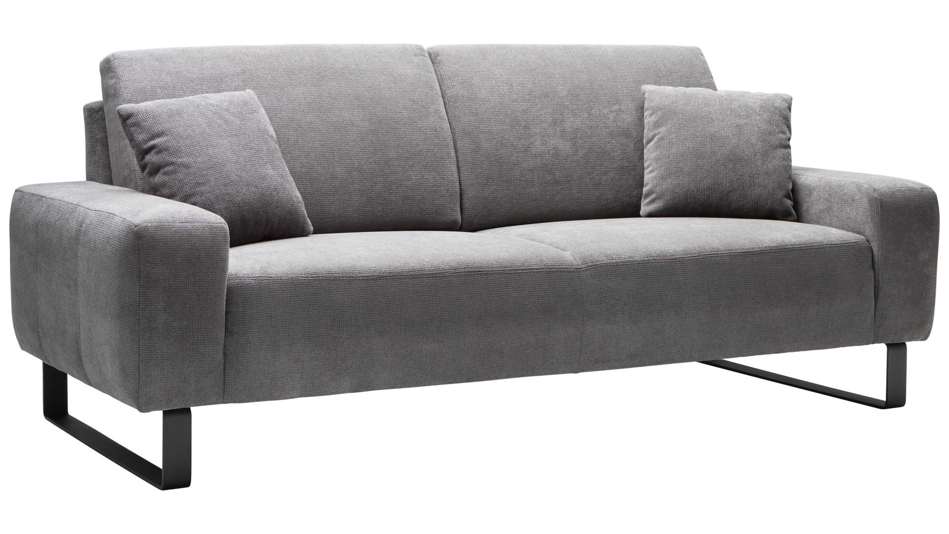 Sofa 3-sitzig Dana Grau Iwaniccy Sofa 3-sitzig in Stoff Boston stone