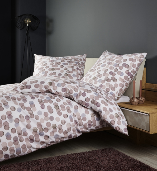 Janine Design Bettwäsche DAVOS ca. 155x220cm in Farbe altrosa beere